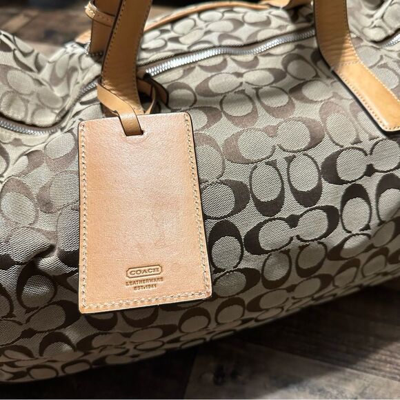 Coach Signature Duffle Travel Bag - Picture 7 of 11